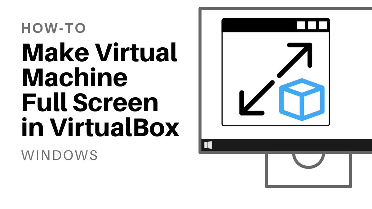 TrickyWays's tweet photo. How to Make Virtual Machine Full Screen in the VirtualBox #VirtualBox #VirtualMachine  https://t.co/xOqEbaCmdH https://t.co/0MBLsWmPOv