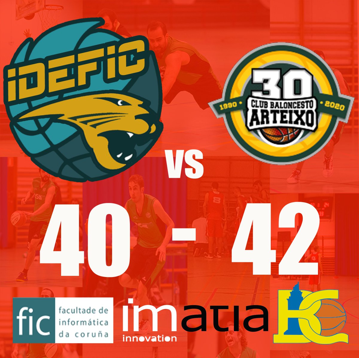 FIC_UDC's tweet photo. Partido muy disputado que acaba con derrota por dos puntos!!! #vamosequipo #forzaIDEFIC https://t.co/abc0xLoyRL