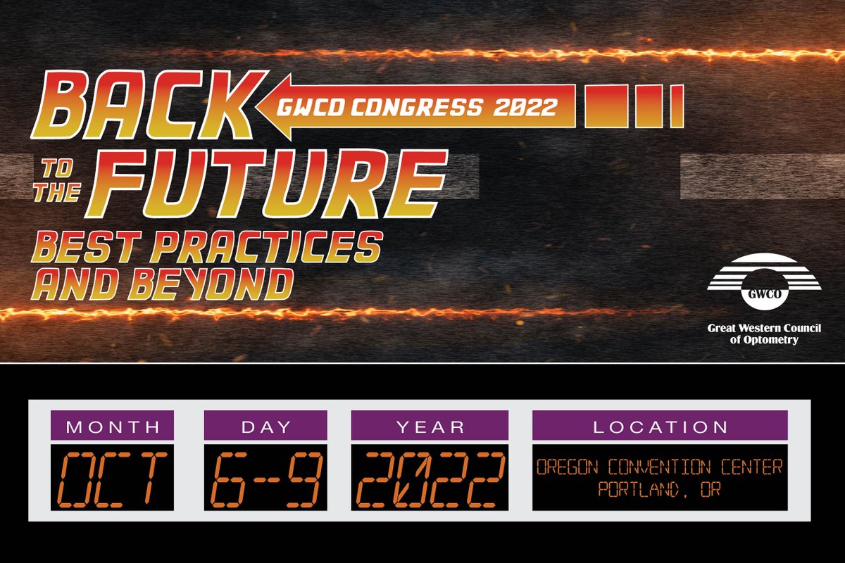 GWCOptometry's tweet photo. The countdown is on! Save the Date for GWCO Congress 2022, October 6-9. More details to come, but mark your calendars now! https://t.co/roWU3p1Q6O
