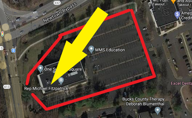 Fitzseyebrows1's tweet photo. It's ok, @senrobportman - Google Maps doesn't know Brian Fitzpatrick's name either. https://t.co/KSbVJowATi