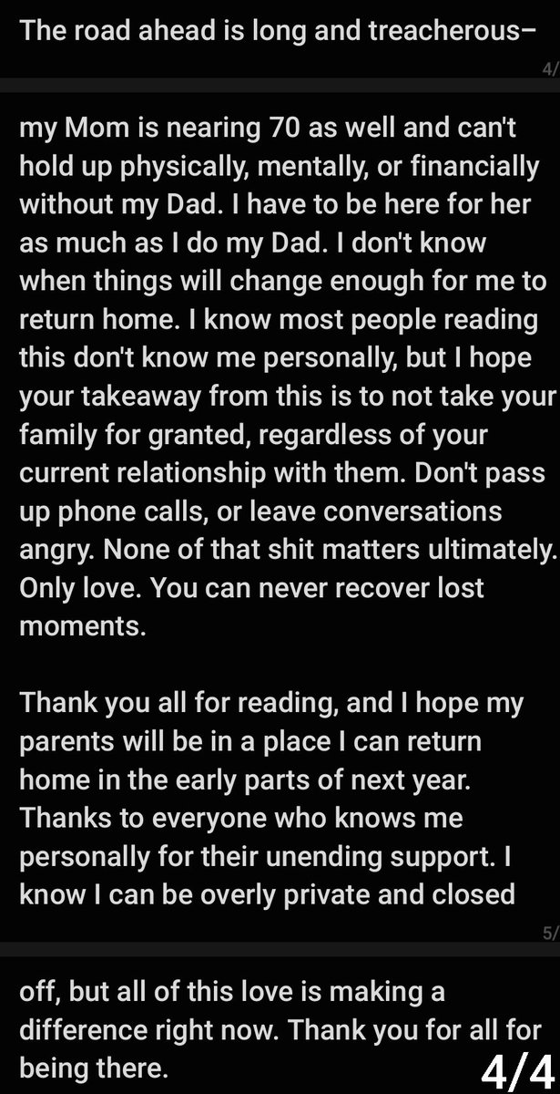 JParnell1's tweet photo. Personal update. All love and kindness encouraged 🖤🖤🖤 https://t.co/st6lJgsaYO