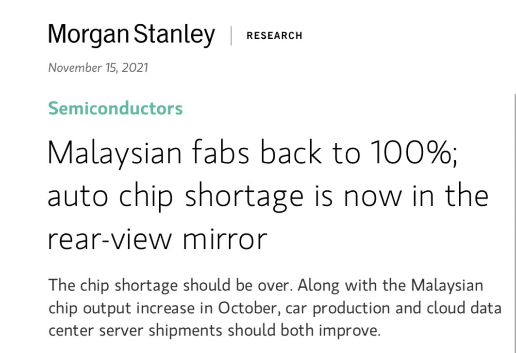 carlquintanilla's tweet photo. #RIP the automobile chip shortage. 👀 

$F $GM $TSLA https://t.co/AYUcafpmvH