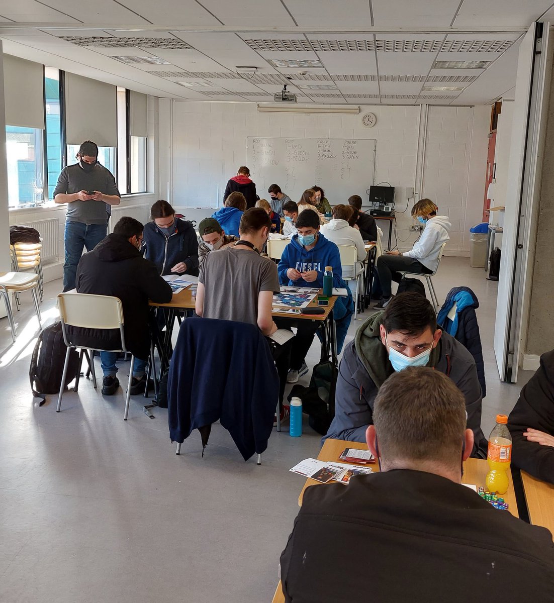 DouglasSt_CCFET's tweet image. Our Game Design QQI L5 & L6 students on work placement on Social Media. All three groups are working on a project with @heelturngames and its founder Jack Murray. #FETisforEveryone #ComputerGameDesign @DeptofFHed @CorkETB @DenisLeamy @CorkFet @ThisisFet @SOLASFET @STEMSouthWest_