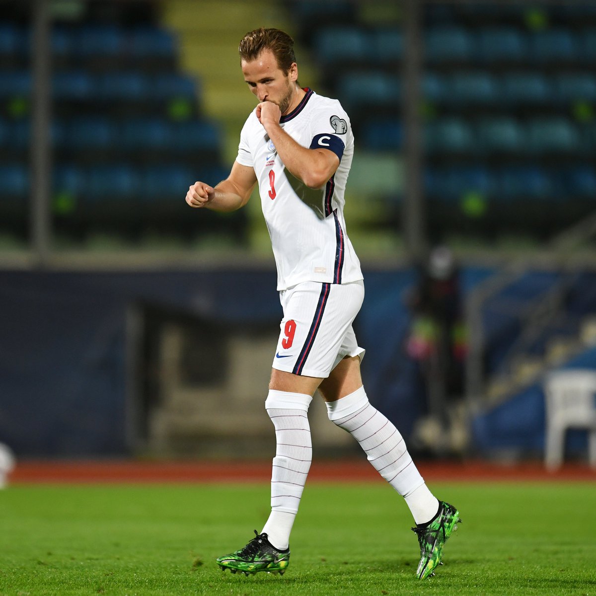 England's tweet image. Four first-half goals, @HKane? That's insane.