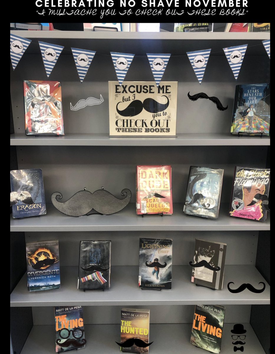 November Newsletter MOHS Library. #library #librarainsofinstagram #bookdisplay  #breakout #librarystats #mohs.                                             canva.com/design/DAEvzqD…