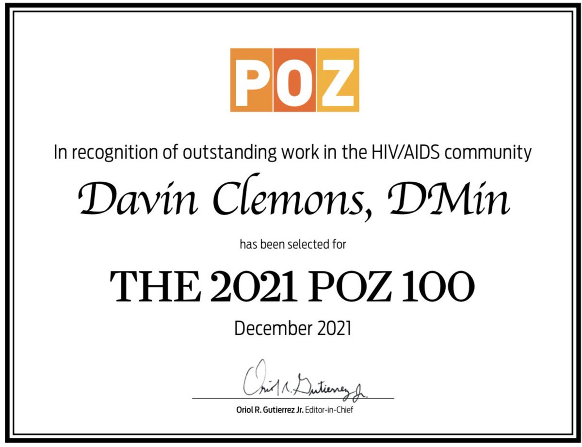 DavinClemons's tweet photo. This is so dope!! Thank you @pozmagazine for recognizing our hard work in the South i.e. “The Bible Belt Memphis, TN” #iamunleashed #pozmagazine #relationshipunleashed https://t.co/rLol50gV03