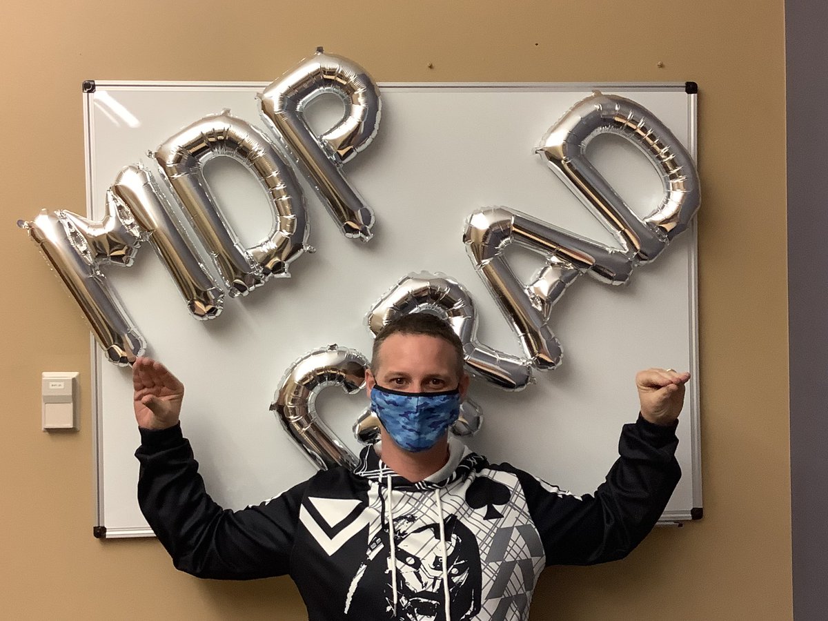 Couldn’t help but celebrate with some of my fellow grads and our AMAZING boss! #2021MDPLife #MDPGrad #Tulsa2gether <a href="/ClaySuperman6K/">Clay</a> <a href="/TimothySRoss82/">Timothy Scott Ross</a> <a href="/cv54591/">Cassandra Vanpelt</a> @ATT_TulsaEG