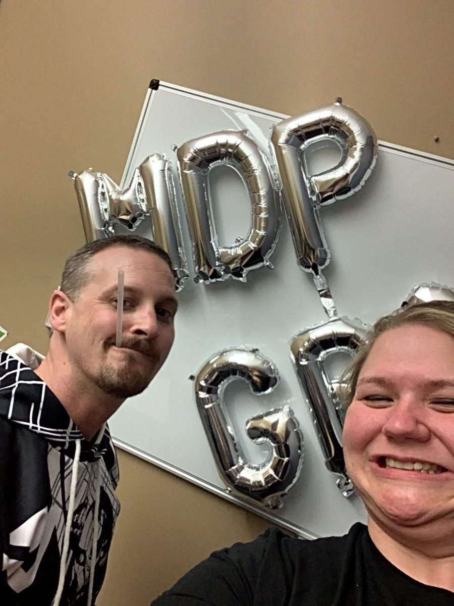 Cari_Leah's tweet photo. You know when you have great people, the shenanigans will happen! Thank you gentlemen, for making everyday special!!! #2021MDPLife #MDPGrad @ClaySuperman6K @TimothySRoss82  #Tulsa2gether https://t.co/vw1yDyZisZ
