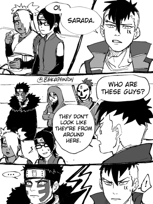 Imagines if Kawaki confronted Team Shinki when they first arrived…#BORUTO 