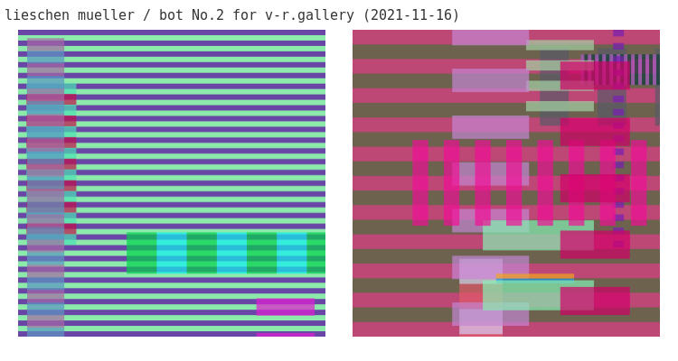 _VR_gallery's tweet image. We rearranged @_VR_gallery No.2 for you. Visit v-r.gallery/vrg2.html to watch an exclusively generated animation. For documentation please visit lieschen.art
