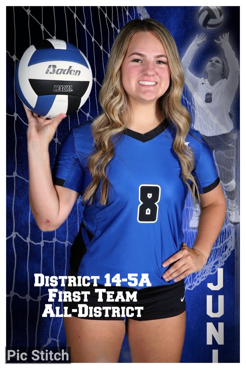 JhsOwlsvball's tweet photo. Congrats to Brooke Mason and Peyton Abbott on being named to District 14-5A First Team! #FEAR💙🏐 @DannyDeArman1 @brookemason04 @gabbott24 @JoshuaISD https://t.co/82jxKfQkI2