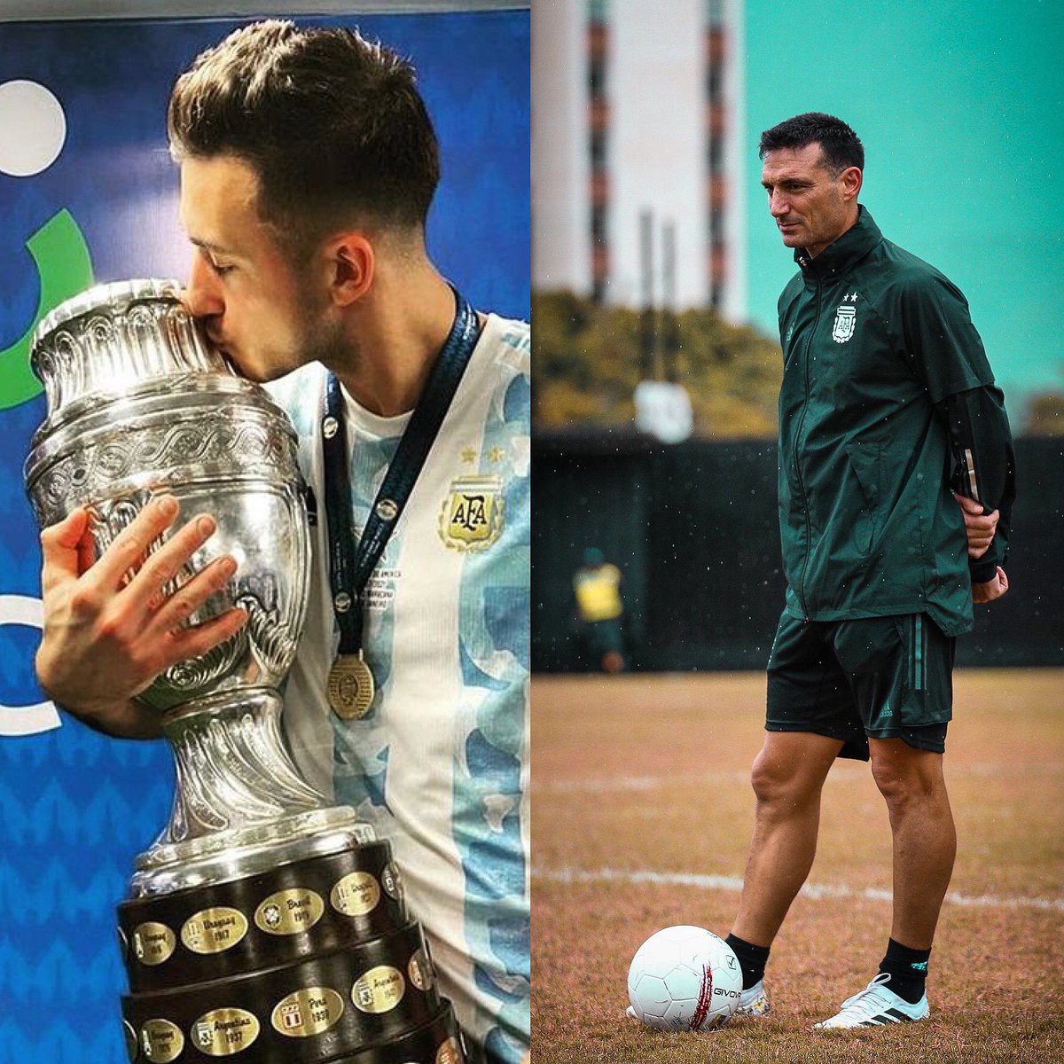 AtaqueFutbolero's tweet photo. La virtud de Scaloni, la clave para seguir evolucionando rumbo al Mundial y los egos, por Juan Musso. Brillante entrevista en La Nación, describiendo a la legua lo que es el vestuario hoy de la Selección Argentina.

Más claro, imposible. 🤝🇦🇷 https://t.co/RrTwZGtynS