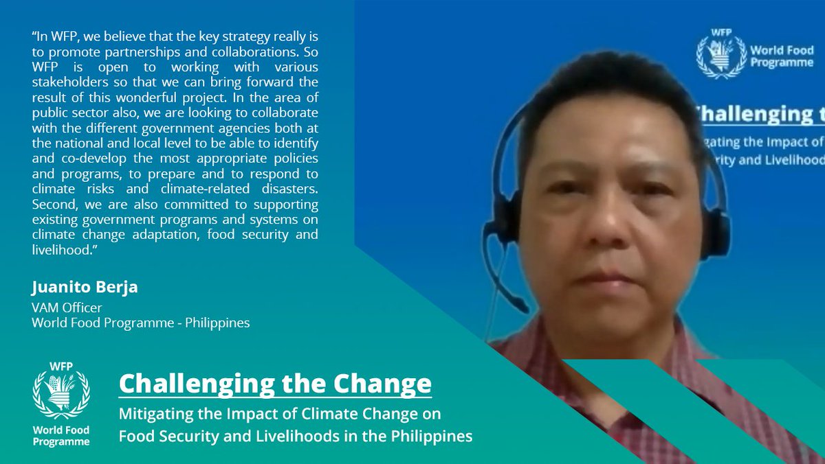 WFP_Philippines's tweet photo. WFP’s Climate Change and Food Security Analysis (#CCFSA) was launched last 12 November.
To view the CCFSA study, download here: https://t.co/NZrBnrwG0s https://t.co/kiCevFQdeY