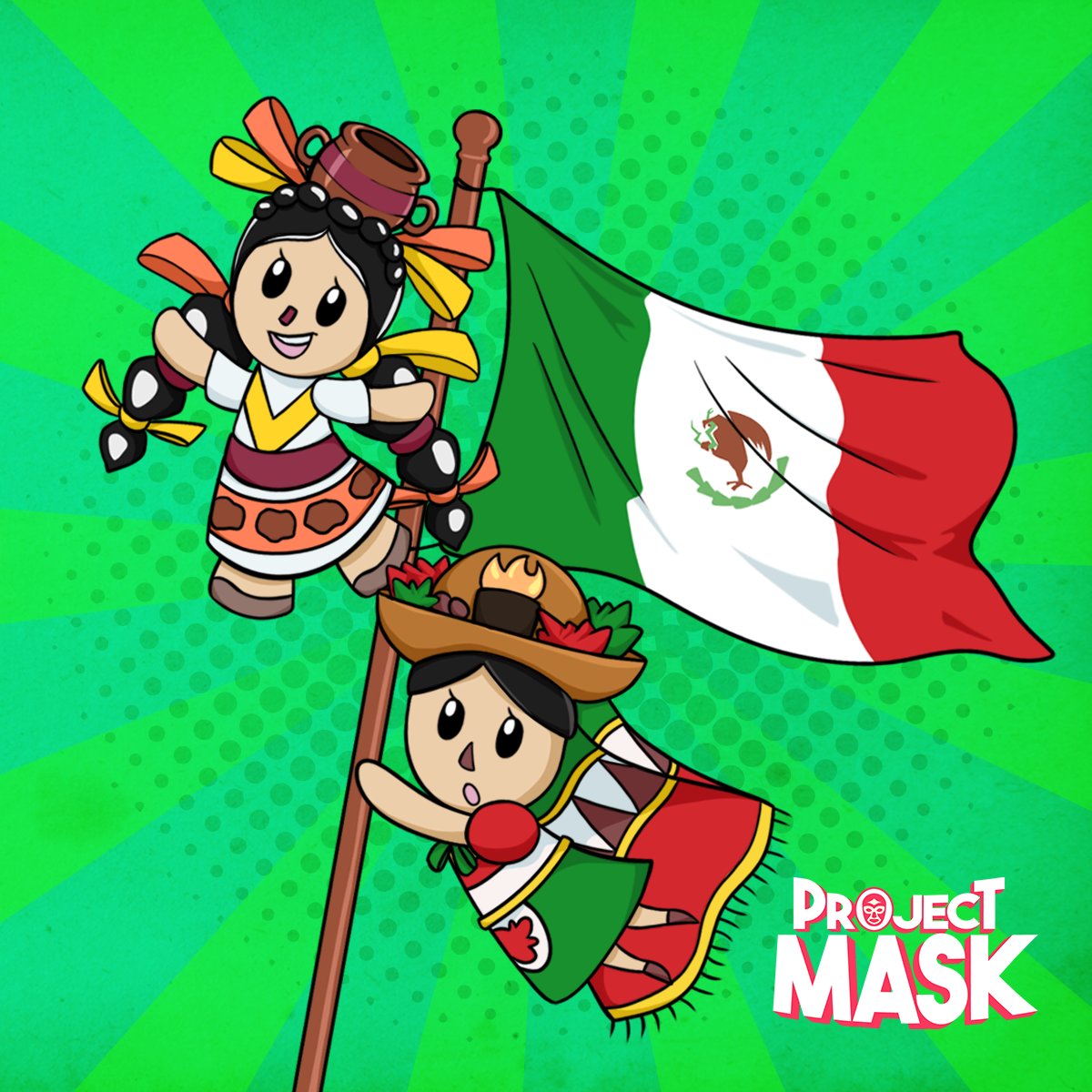 ProjectMaskOf's tweet photo. In #ProjectMask we already started the national festivities! Let's celebrate Mexico! Let's keep building this great nation. 🇲🇽🎉🎺

Follow us:
@ProjectMaskOf en Facebook / Instagram / Twitter

#RevolucionMexicana
#Gamacon
#BCMediaLab
#HyperkineticStudios
#MaskedRepublic https://t.co/0IWonsbV5R