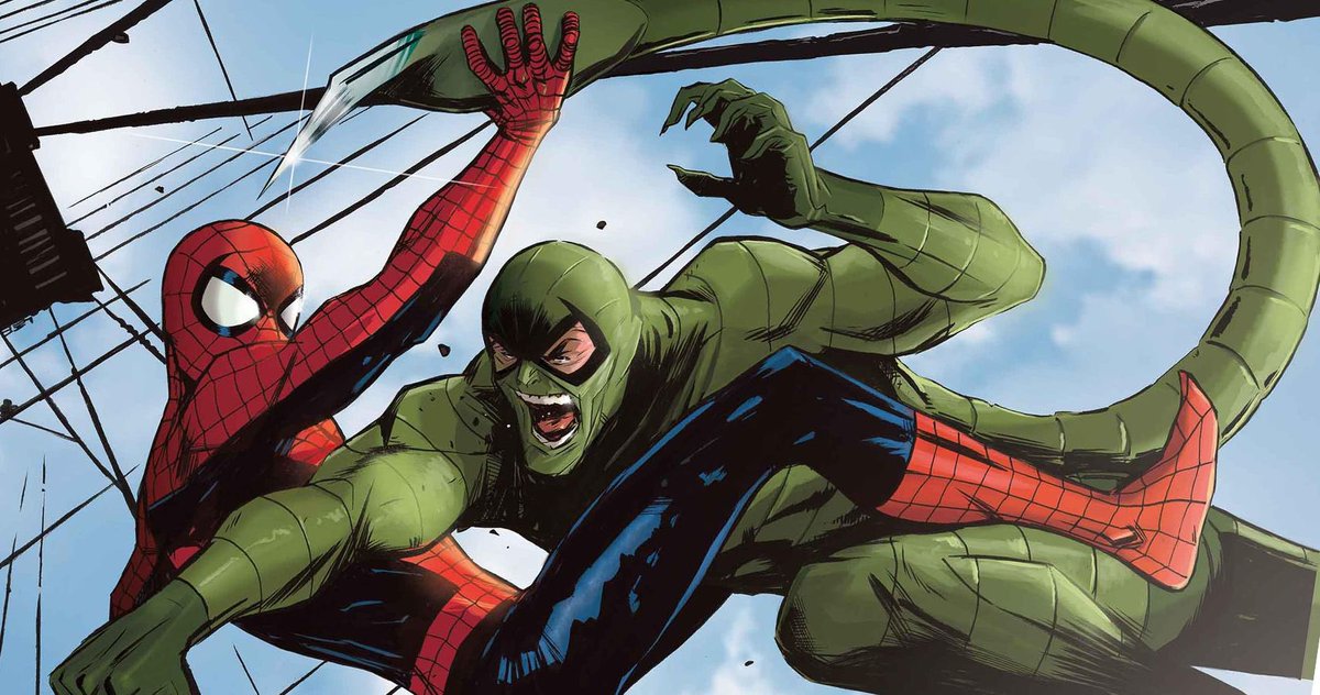 HeyItsAkachi's tweet photo. This is how No Way Home would look like if I did it (with a sinister six too ofc) 

The other Spider-Men would come in at the very end, eat some pizza with Peter, do a final swing, and Nicholas Hammond would yell “WHAT THE FU-!” while wearing his costume https://t.co/0RwnkSWTRU