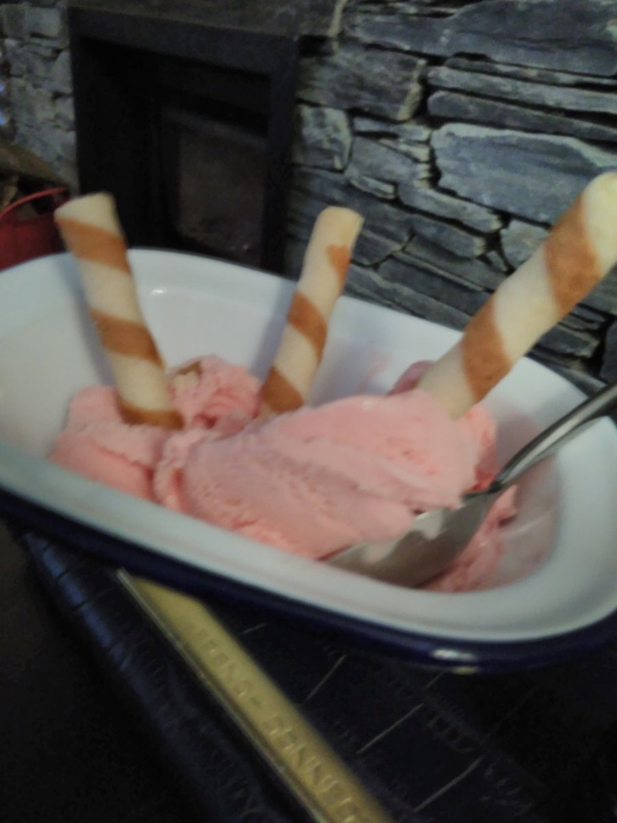 rogerdrags's tweet photo. Old fashioned ice cream dish for dessert this evening from Chef Ruby #fiercefood #chefruby #rubycabernet #Dessert #desserts #icecream https://t.co/4GLQ84mDkH