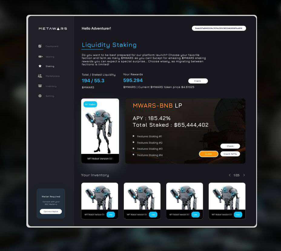 CryptoExpert101's tweet photo. . @MetaWarsNFT $WARS is showing good consolidation. Good Dip

Chart: https://t.co/m1y9LsqUzk

💎Top 5 #METAVERSE Project of mine

Backers:
#Infinitygainz 
@MrBeast 
@cinchblock 
@Icetea_Labs 

They have a LIVE PLANET Land Sale(Residual Long Term Income): https://t.co/nE3hL23OhT https://t.co/gB7hvcd8sT