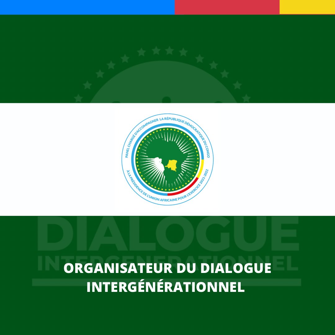 dialogueinterg1's tweet photo. À ceux dans l'ombre: les organisateurs @Presidence_RDC @AUChair2021 
@AfricanUnionDRC et les partenaires techniques et financiers sans vous, tout ça ne serait pas possible ! 6 jours nous séparent du grand rendez-vous de la jeunesse #DialogueintergenerationnelRDC 
@GrEtumba https://t.co/00omXNTH8P