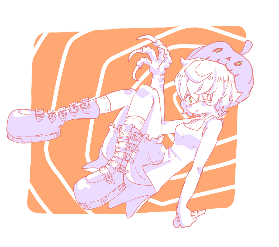 JelleBones's tweet photo. halloween doodle I didn't post... https://t.co/99crql7Xda