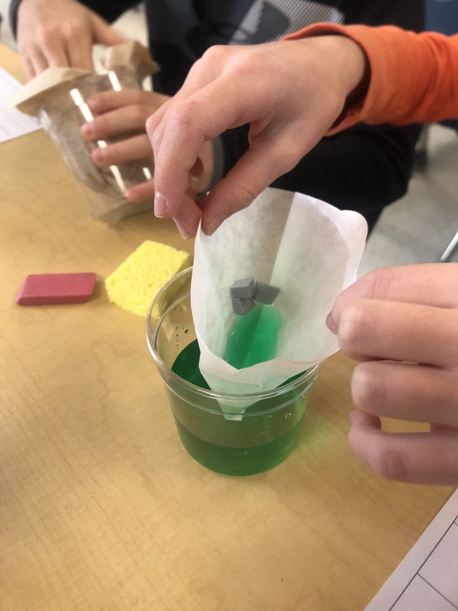 HaycockMrsW's tweet photo. Today we investigated which tools were most effective for removing different pollutants from our water! https://t.co/EVTHszX1Zy