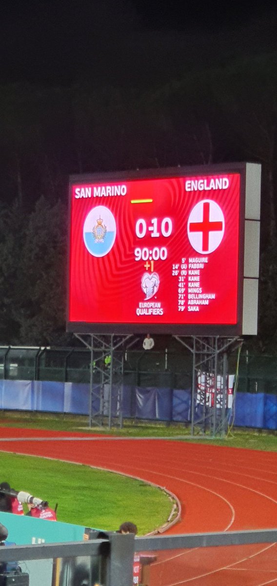 nick_murrell's tweet photo. Tonight's entertainment certainly had lots of goals! #SanMarino v #ENG
#SANENG
#efot
#EnglandAway
#FollowEnglandAway https://t.co/bUDGgrdDOU