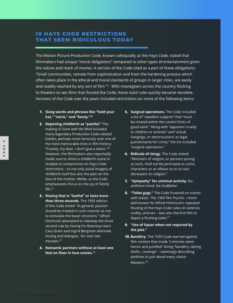 media_ccs's tweet image. Love a spot of #HaysCode discussion with Y12s as we look at film history &amp;amp; censorship/regulations with Kiss of the Vampire. Enjoying some of the nuggets of info in this guide which will support students’ independent learning. My fave so far “Salty language”motionpictures.org/wp-content/upl…