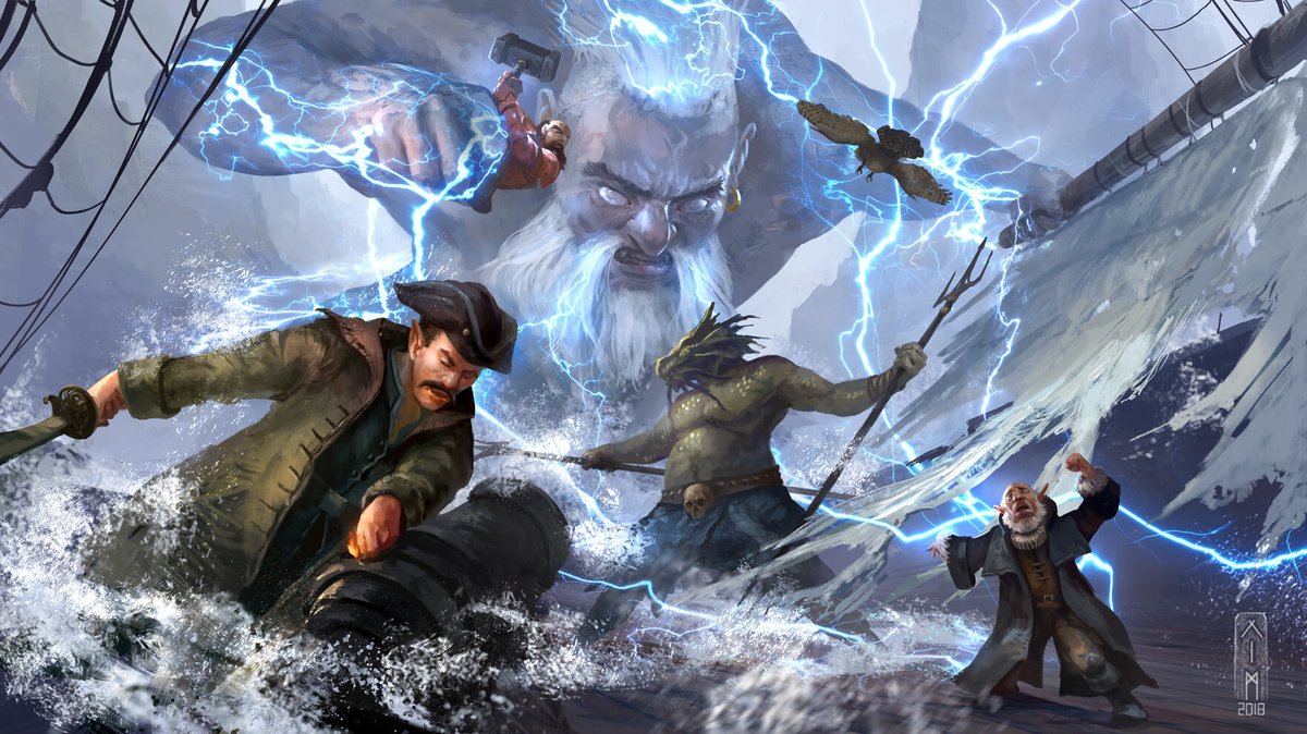 художник xiaodi jin. холмовой великан [hill giant] днд.