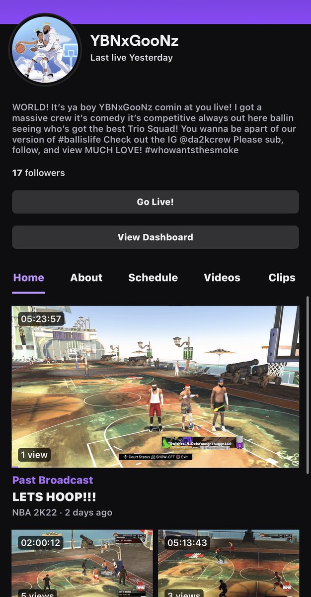 GooNz520's tweet photo. *PLEASE COME SUPPOSRT AND FOLLOW THE STREAM*! PROLLY THE MOST ENTERTAINING STREAM YOU HAVE WATCHED AND LISTENED TOO! @2KCrewFinder @NBA2KLab @NBA2K @Ronnie2K @Ballislife https://t.co/suCzefaIL7