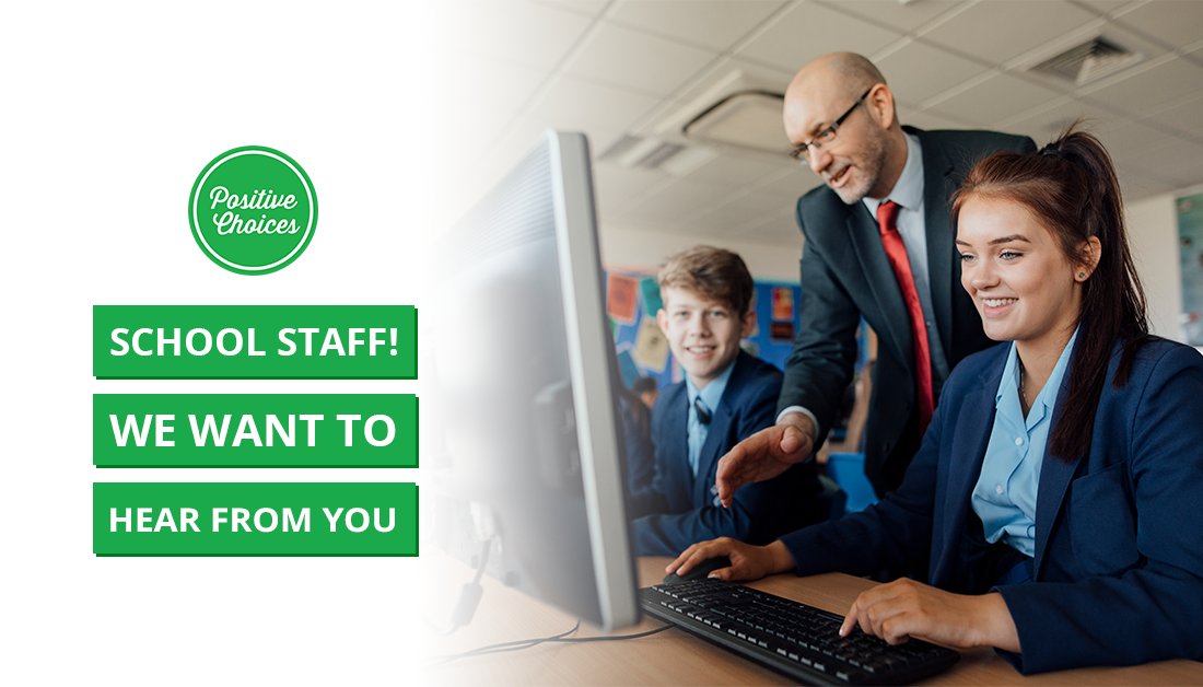 Teachers and school staff, we want to hear from you! Have your voice heard and help improve Positive Choices, an online portal providing evidence-based alcohol and other #drugeducation resources. Visit ow.ly/tQdS50Ga6Hi