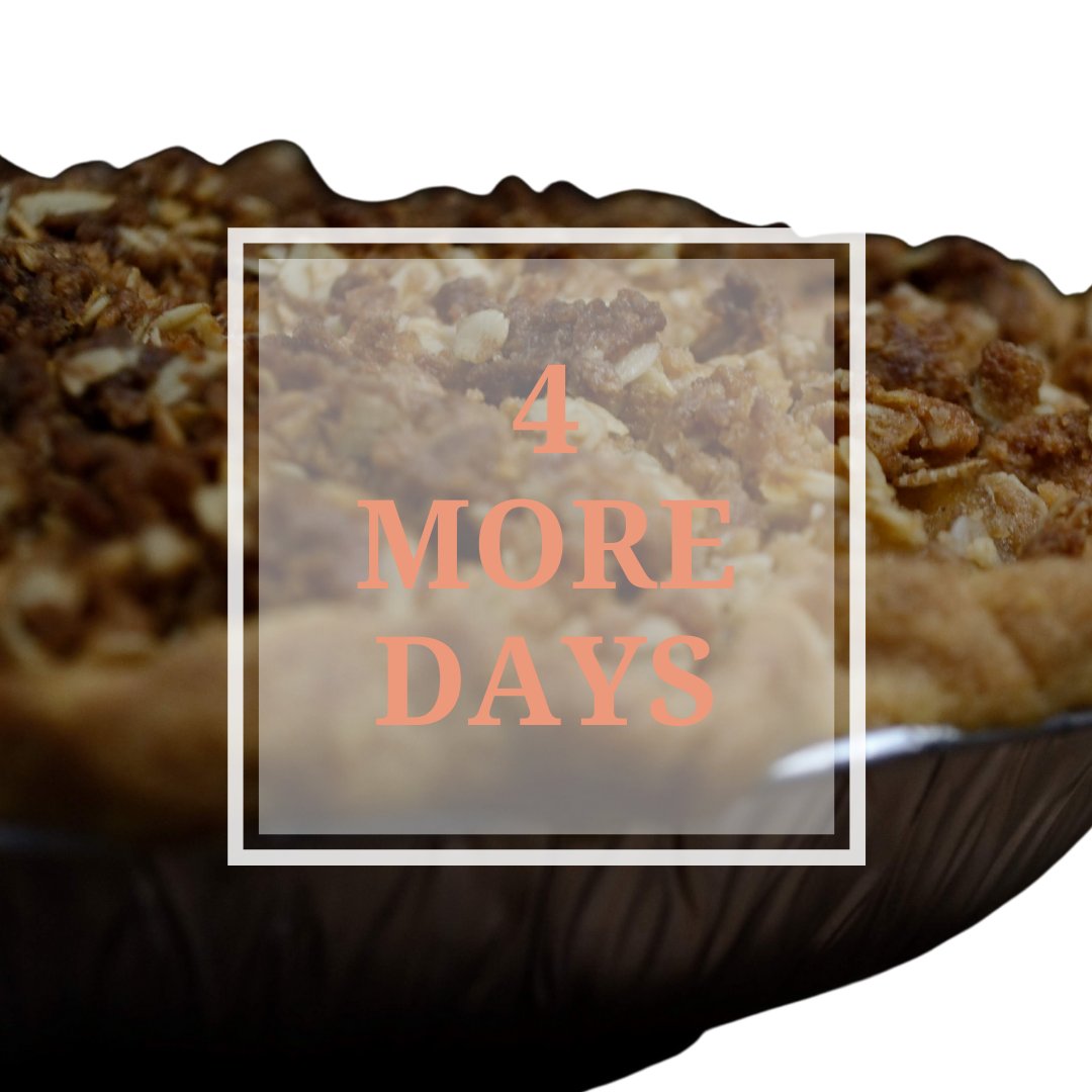 LainesBakeShop's tweet photo. Just 4 more days to place your Thanksgiving order! Head to https://t.co/FxqVU10XVu to place your order now. https://t.co/6CggQXLSTE