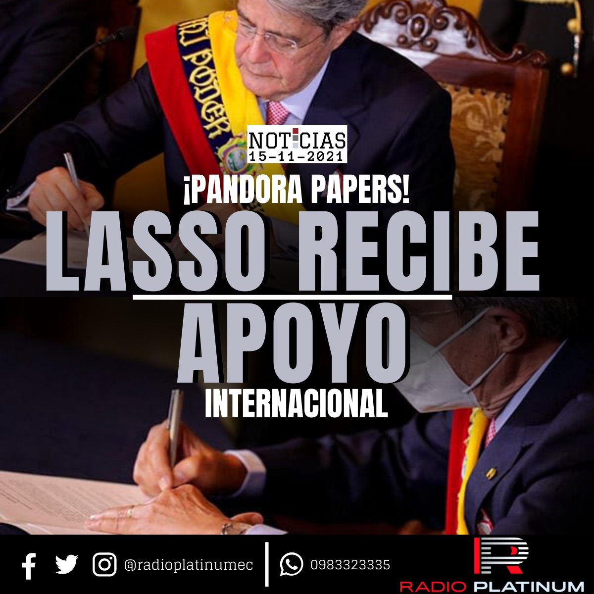 radioplatinumec's tweet photo. #Exjefes de Estado y de Gobierno hacen un llamado a la #Asamblea Nacional por caso #PandoraPapers » https://t.co/TzlCCmLuCG https://t.co/9vcULpW5MF