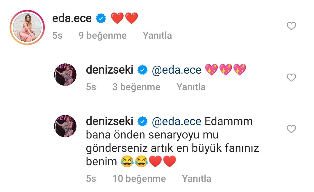 denizSeki ile frekanslarımız tutuyor #yasakelma 😂