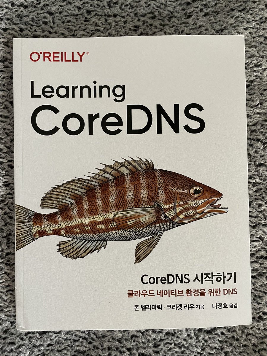 cricketondns's tweet photo. Very cool! The Korean edition of Learning #CoreDNS is out! @johnbelamaric https://t.co/4Hth22rcKd