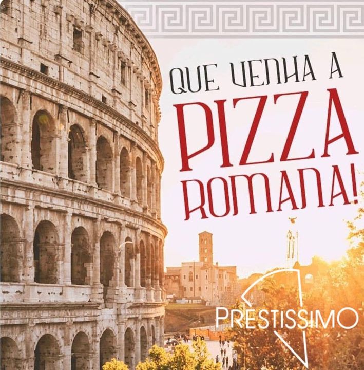 Prestissimo_'s tweet photo. Os romanos já adoravam a redonda mais famosa do mundo desde a época do Império Romano. E nós aqui da Prestissimo também.
Por isso, não deixe de pedir a nossa pizza sabor Romana com alicci, alcaparras, tomate e mussarela.

Só na Prestissimo.
Peça sua #pizza agora no (11) 3885-4356 https://t.co/GjS6qIdfxn