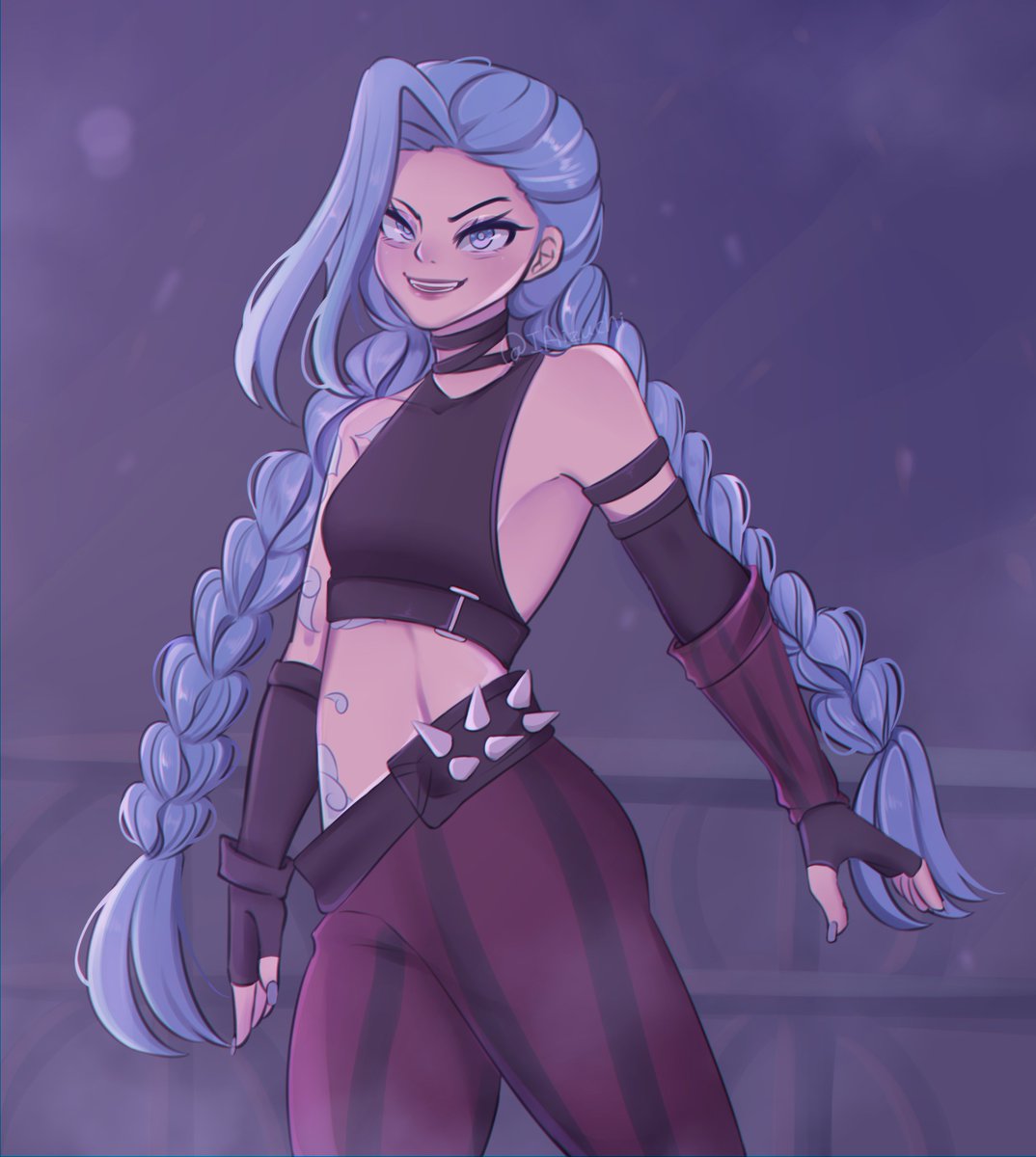 Ashe_ni's tweet photo. sketch Vs Final 
#arcane #League_of_Legends #ArtistOnTwitter https://t.co/BRfWN0wQff
