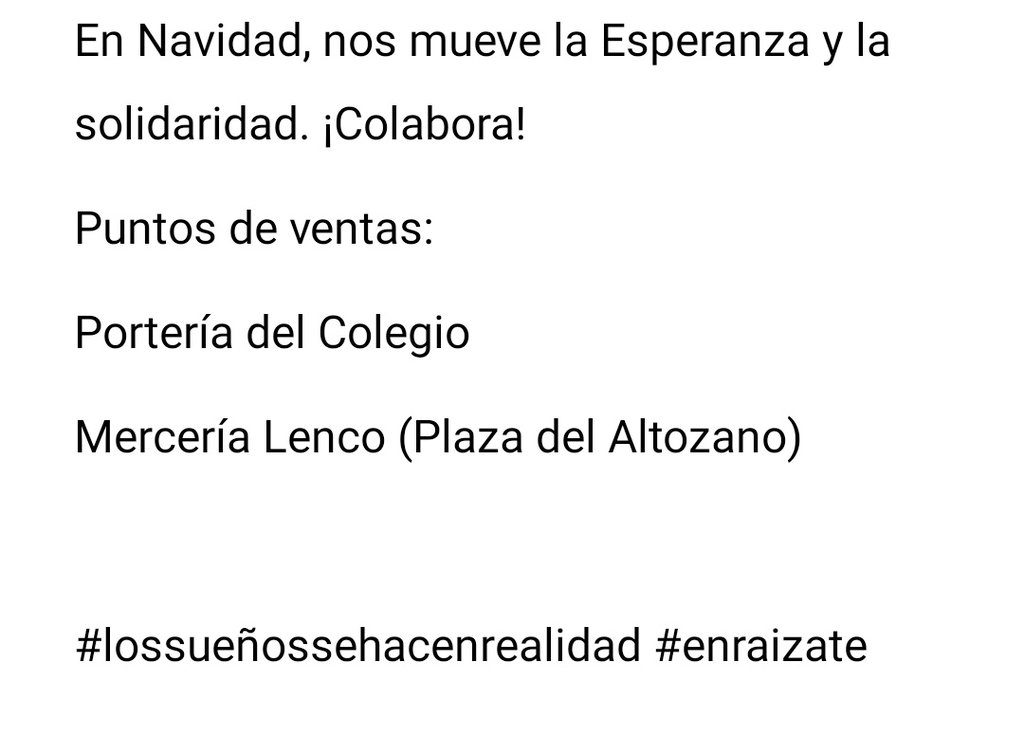 sscc_utrera's tweet photo. ¡Colabora!

El @ProyectoOberti nos necesita. https://t.co/6lnhEti9BP