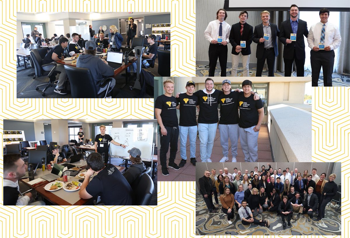 UIowaCS's tweet photo. 🎊 Congrats @mitch_baum40 [#HCI] @colbywhitaker_ &amp; Connor Baggot [CS] @jrobin0329 [@TippieIowa] @drew_miner_02 [@UIowaEngr-IE]❕"FutureScope, a hands-on #CareerGuidance program, won 🥇➕💲1,000 at #StartupGames #PitchCompetition." More in @IowaJPEC 🧵 or  https://t.co/I4nxkIPl82 https://t.co/Q9Et0j3IFg