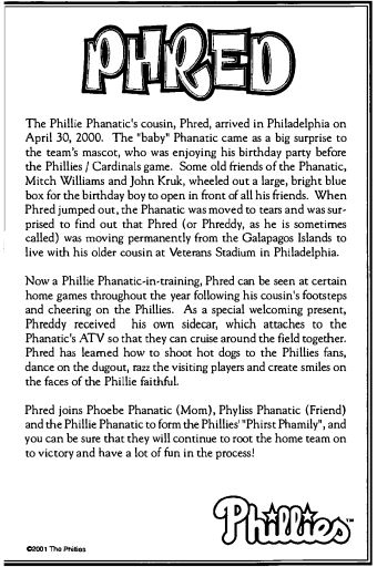 matt_breen's tweet photo. When the Phillies say the old Phanatic is coming back, this is who they'll mean. https://t.co/CL9WHDuwvv
