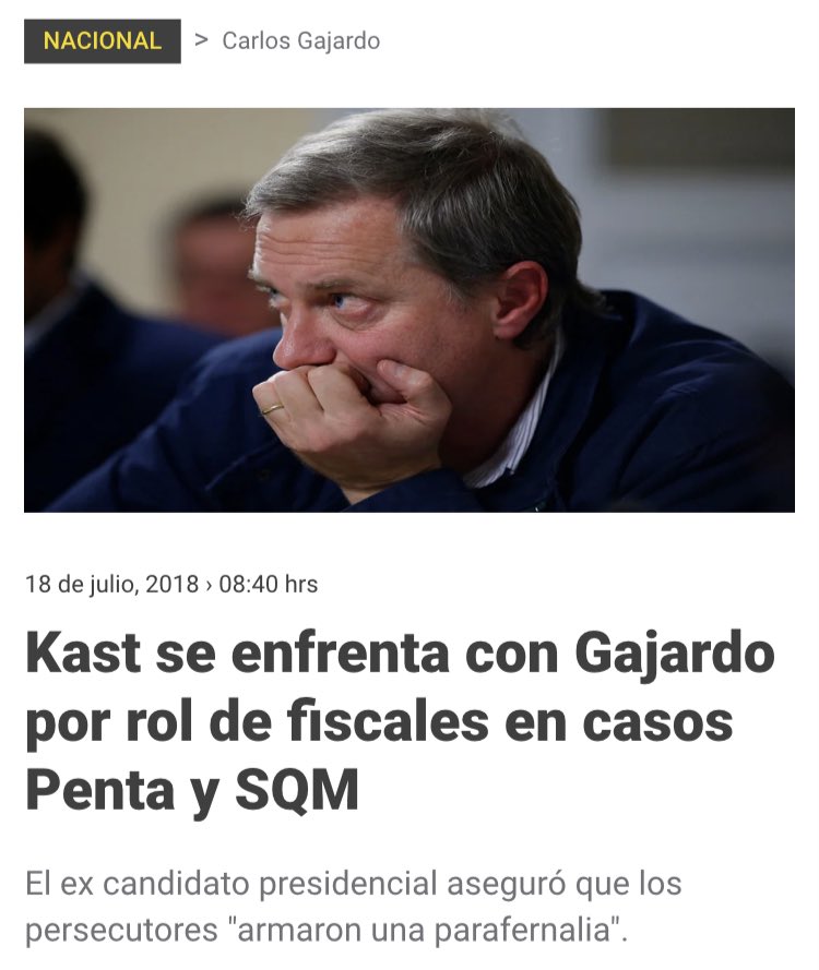 El candidato Kast ha sido muy duro para criticar la corrupción.
Muy diferente al diputado Kast que defendía con dientes y muelas a los condenados de su partido, Novoa y Orpis, junto con criticar a los fiscales que hacíamos la pega. Eso es Oportunismo.

 #DebatePresidencial2021
