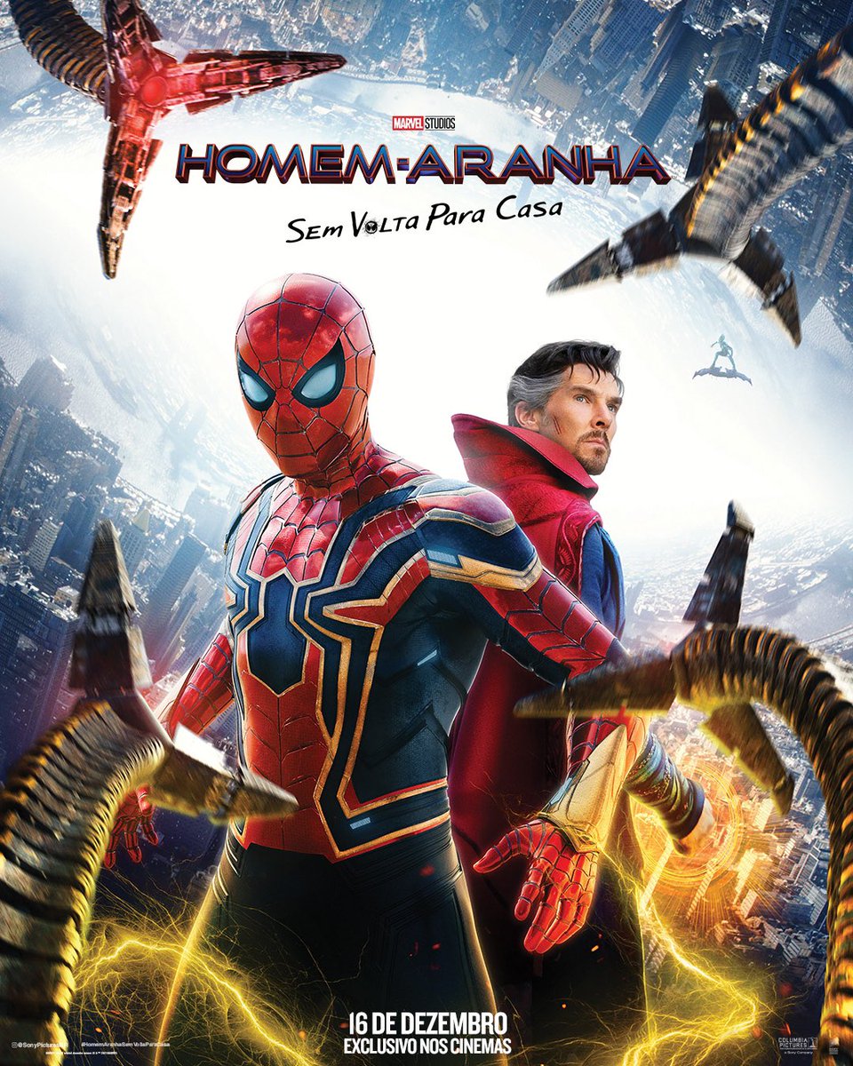 paradaob's tweet photo. Divulgando um novo pôster de 'Homem-Aranha: Sem Volta para Casa' a Sony avisou que o segundo trailer será lançado amanhã. Será que teremos cenas inéditas?
.
.
.
#homemaranha #homemaranhasemvoltaparacasa #marvel #sony #paradaobrigatoria #paradaobrigatoriacine https://t.co/gfdHcFTyrW