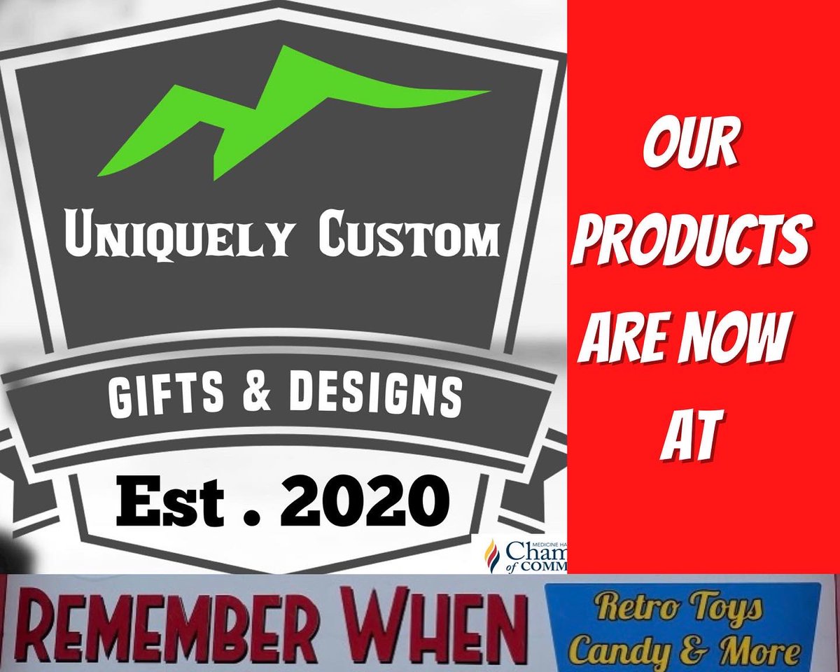 uniquely_custom's tweet photo. Huge Announcement!!! #medhat
  We are please to announce that Uniquely Custom Gifts and Designs is now in Store at @RememberwhenMH1 check out the store… #shopyxh #yxh https://t.co/QShnSCIjUc