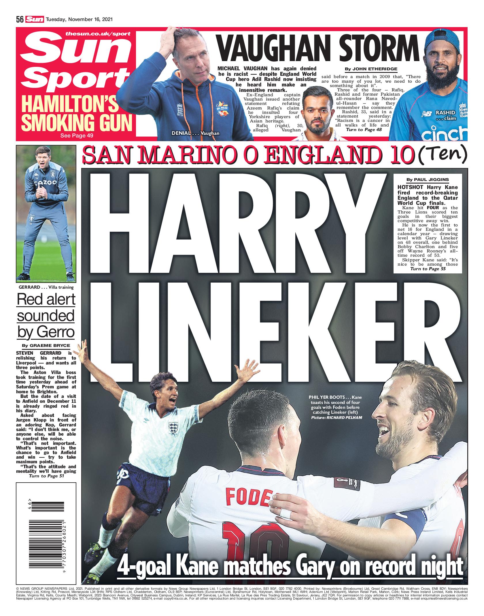 Harry Kane fires record-breaking England to the Qatar World Cup finals