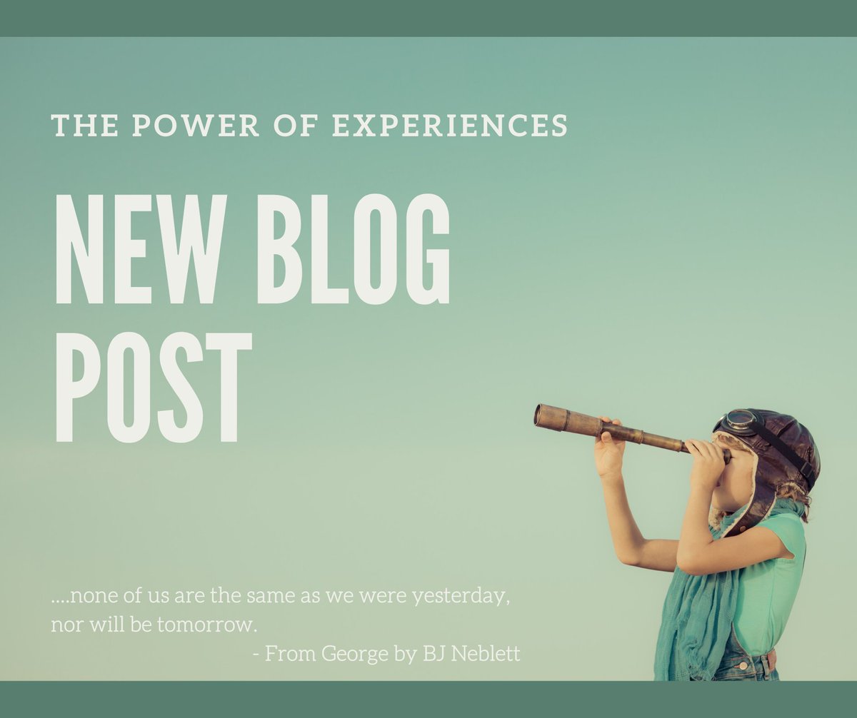 Our experiences are a huge contributor to our personal growth and help create who we become. You can check out our blog post about the power of experiences here: knightscabin.com/blog/the-power… and reflect on past experiences!