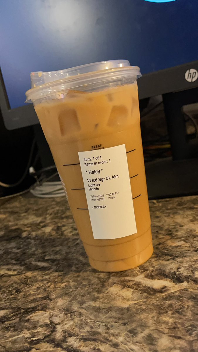 When you want to get into the holiday spirit but it's November 15th and still in the 90s... make it iced!