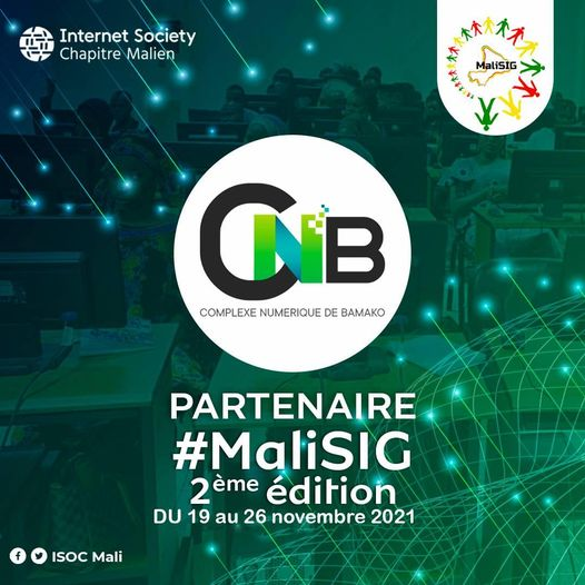 ISOC MALI, le chapitre malien d'Internet Society (@isocml) on Twitter photo @ISOCML
& partenaires organisent la 2em édition de #MaliSIG en format hybride.
Suivez-nous sur #facebook (@ISOCML) et Ă travers <a href="/Zoom/">Zoom</a>
đź“…du 19 au 26 Nov 21 Ă @agetic_officiel
đź”— bit.ly/3otsR10
Partenaire de l'événement : <a href="/technopolemali/">Complexe Numérique de Bamako</a>
<a href="/hamedsalif/">Hamed Salif CAMARA</a> <a href="/kbakary/">Bakary KOUYATE</a> <a href="/ildasim/">ilda</a> @ISOCML
& partenaires organisent la 2em édition de #MaliSIG en format hybride.
Suivez-nous sur #facebook (@ISOCML) et Ă travers <a href="/Zoom/">Zoom</a>
đź“…du 19 au 26 Nov 21 Ă @agetic_officiel
đź”— bit.ly/3otsR10
Partenaire de l'événement : <a href="/technopolemali/">Complexe Numérique de Bamako</a>
<a href="/hamedsalif/">Hamed Salif CAMARA</a> <a href="/kbakary/">Bakary KOUYATE</a> <a href="/ildasim/">ilda</a>
