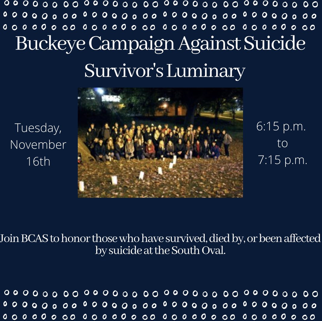 Buckeye Campaign Against Suicide (BCAS) tweet media