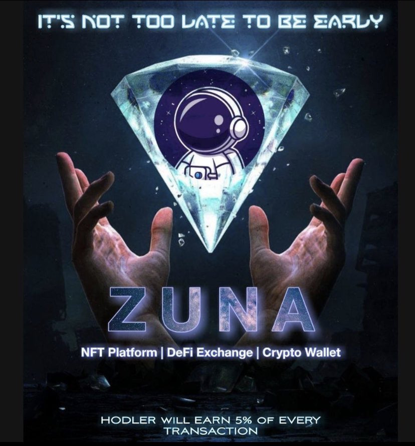 Parrot_PH's tweet photo. DIAMOND HANDS ๐
HODL to earn 5% in every transaction๐ฅ
REAL WINNERS ARE HODLERS๐ฅโค๏ธ
See you in the Moon๐๐ฅ
#ZUNA #ZunaCoin #100X #ToTheMoon #TokenWithUseCase #HYPERBURN #ALTCOIN #GEM๐ #ZunaClub #ToTheMoon #YouAreEarly
#LadyZuna #NFT #MARKETPLACE #ZunaClub #ZunaPh https://t.co/skqvzygXSy