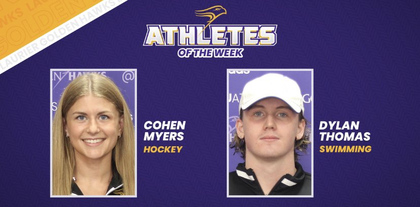 ⭐️ ATHLETES OF THE WEEK ⭐️ These Golden Hawks have been soaring on the ice and in the water 💯 Check out the article for more performance details❗️

laurierathletics.com/createarticle.…