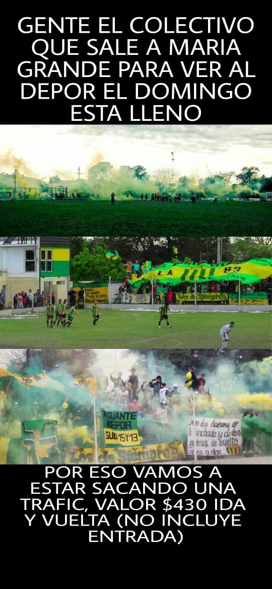 Vamooooos Depor carajo. Por lugares al MD 🔰🔰