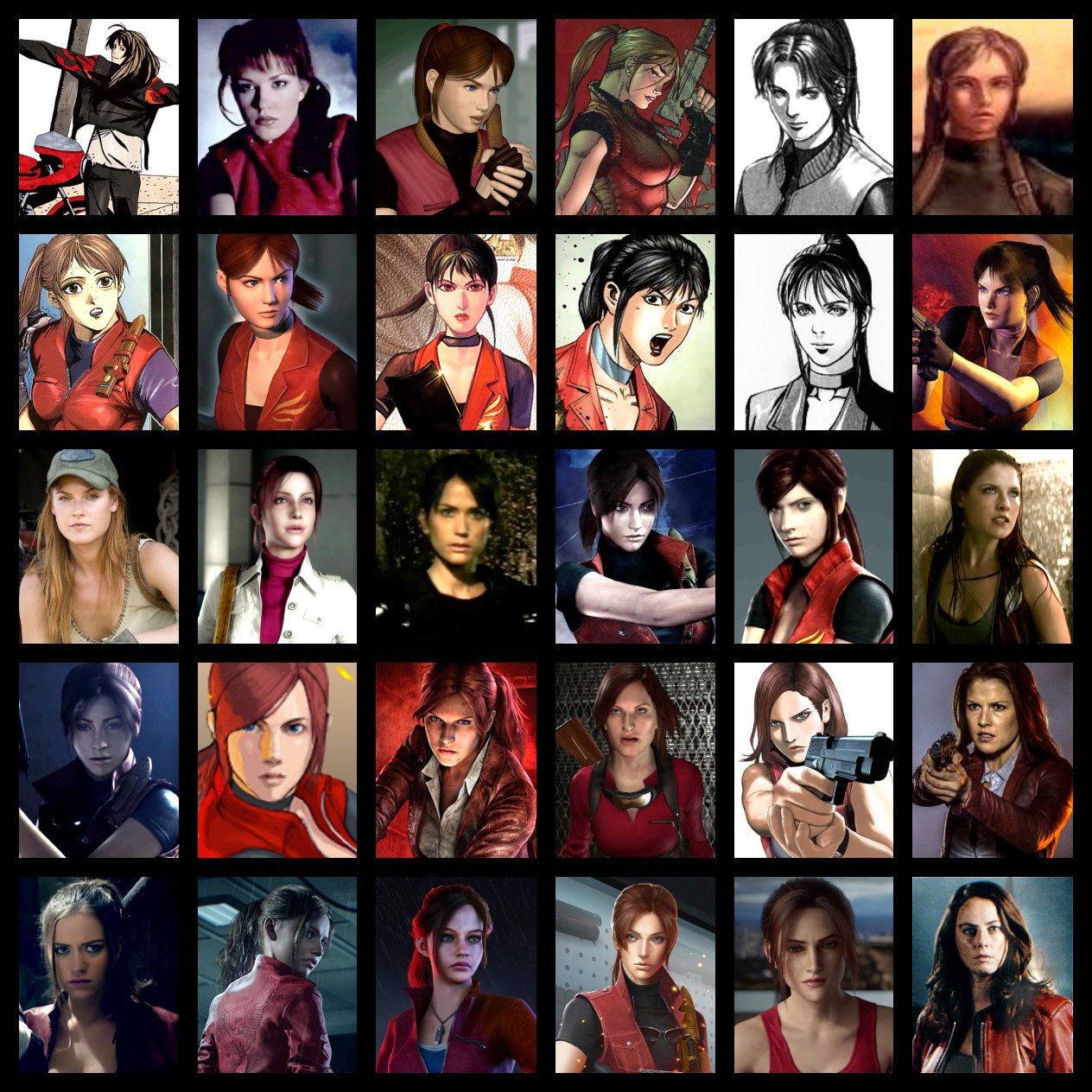 Claire Redfield Evolution : r/residentevil